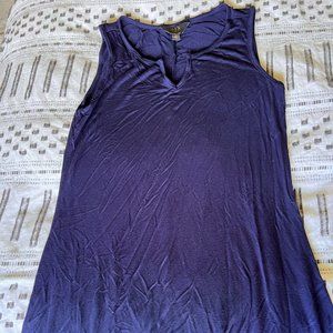 A-Line style swing dress Navy blue XS